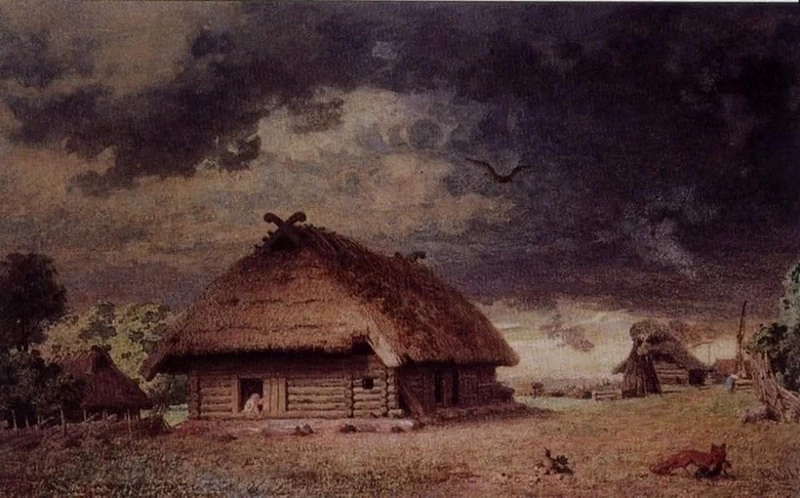 Il luogo di nascita dell'artista, 1863 - Art Museum of Estonia's painting collection